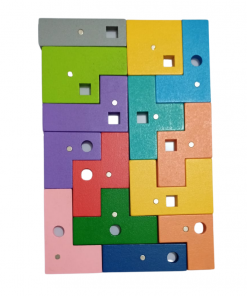 Tetris en Madera Magnetico